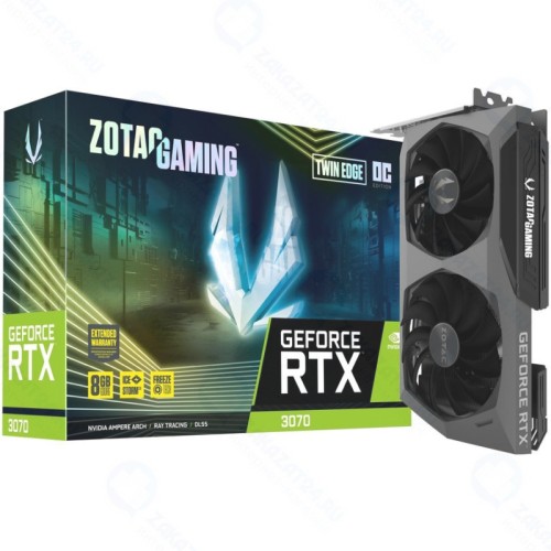 Видеокарта ZOTAC GeForce RTX 3070 LHR 8192Mb TWIN EDGE OC (ZT-A30700H-10PLHR)
