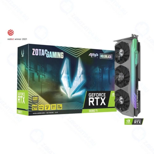 Видеокарта ZOTAC GeForce RTX 3080 Ti LHR 12288Mb AMP HOLO (ZT-A30810F-10P)
