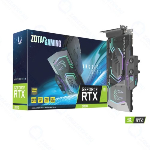 Видеокарта ZOTAC GeForce RTX 3090 24576Mb ArcticStorm (ZT-A30900Q-30P)