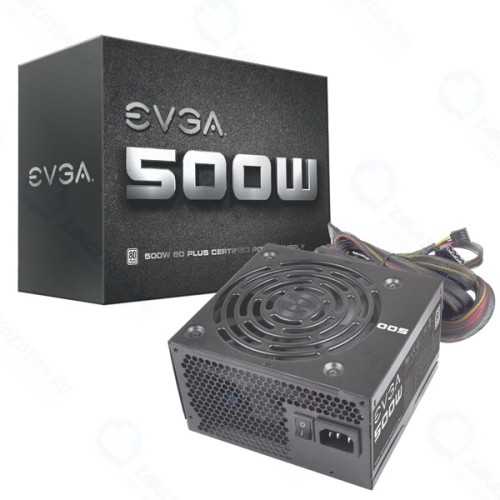 Блок питания EVGA 500W W1 ATX 100-W1-0500-K2
