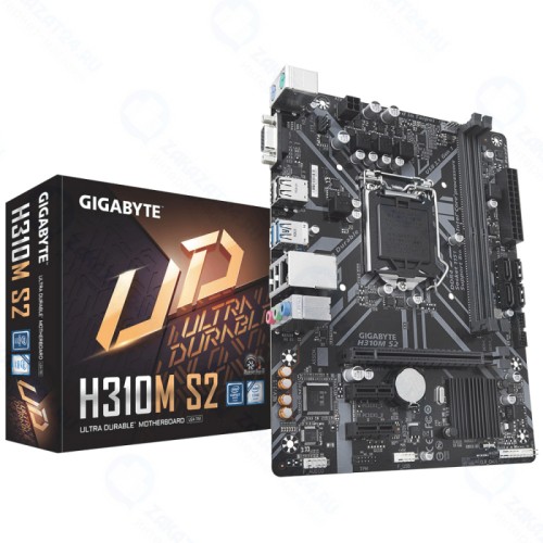 Материнская плата GIGABYTE H310M S2 1.1 (LGA1151, mATX)
