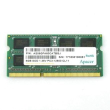 Оперативная память SO-DIMM DDR3 Apacer 8Gb 1600MHz pc-12800 CL11 512x8 DV.08G2K.KAM