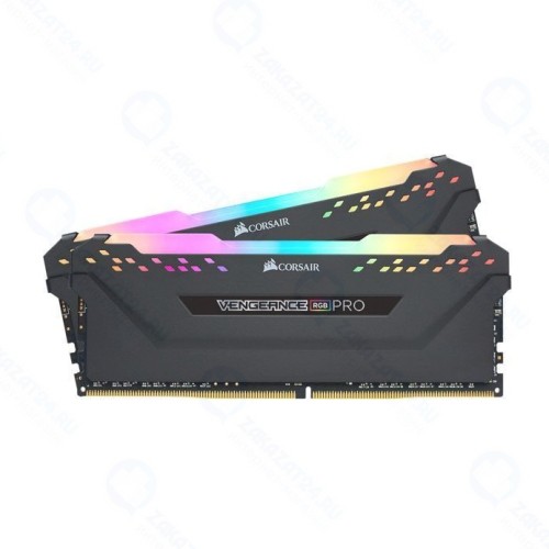 Оперативная память Corsair DDR4 16Gb (2x8Gb) 3200MHz pc-25600 Vengeance RGB Pro black (CMH16GX4M2Z3200C16)