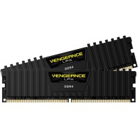 Оперативная память Corsair DDR4 32Gb (2x16Gb) 2133MHz pc-17000 Vengeance LPX Black (CMK32GX4M2A2133C13)