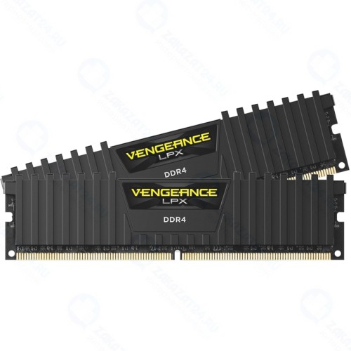 Оперативная память Corsair DDR4 32Gb (2x16Gb) 2133MHz pc-17000 Vengeance LPX Black (CMK32GX4M2A2133C13)