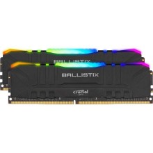 Оперативная память Crucial DDR4 16Gb (2x8Gb) 3200 Mhz pc- 25600 Ballistix Black RGB BL2K8G32C16U4BL