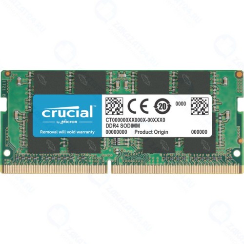 Оперативная память Crucial SO-DIMM DDR4 16Gb 2666MHz pc-21300 (CT16G4SFRA266)