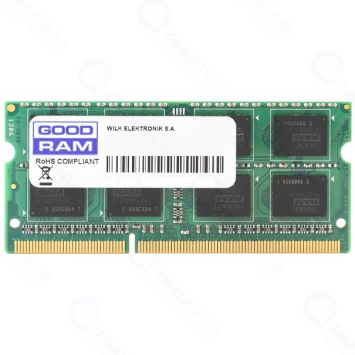 Оперативная память SO-DIMM DDR4 Goodram 8GB 2666MHz CL19 SR [GR2666S464L19S/8G]