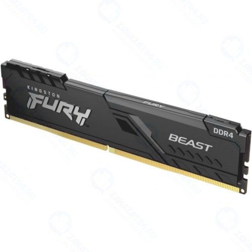 Оперативная память Kingston DDR4 16Gb 2666 MHz pc-21300 FURY Beast Black (KF426C16BB1/16)