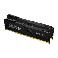 Оперативная память Kingston DDR4 16Gb (2x8Gb) 3600 MHz pc-28800 FURY Beast Black (KF436C17BBK2/16)