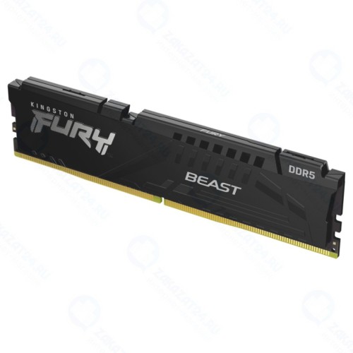 Оперативная память Kingston DDR5 16Gb 4800MHz pc-34800 FURY Beast Black (KF548C38BB/16)