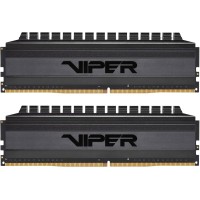 Оперативная память Patriot DDR4 8Gb (2x4Gb) 3200MHz pc-25600 Viper Blackout (PVB48G320C6K)