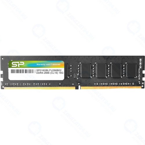 Оперативная память DIMM SILICON POWER 16GB DDR4-2666 (SP016GBLFU266F02)