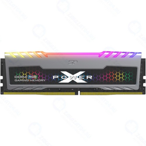 Оперативная память Silicon Power DDR4 16Gb (2x8Gb) 3600MHz pc-28800 Xpower Turbine RGB (SP016GXLZU360BDB)