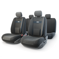 Авточехлы AUTOPROFI COMFORT, велюр-жаккард, расцветка "Аташе", размер М