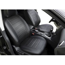 Авточехлы Rival для Ford Focus II SD/HB/SW (компл. Comfort) (2005-2011), "Строчка" (спинка 40/60), экокожа