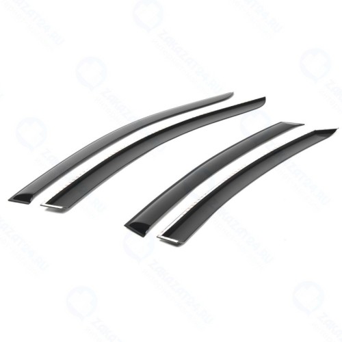 Дефлекторы окон AutoFlex для Lada Granta лифтбек (2014-н.в.), литьевой ПММА, 4 шт. (860302)