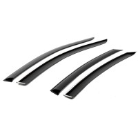 Дефлекторы окон AutoFlex для Lada Vesta универсал (2015-н.в.)/Vesta Cross универсал (2017-н.в.), литьевой ПММА, 4 шт. (860313)