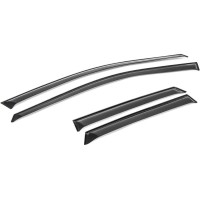 Дефлекторы окон AutoFlex для Renault Kaptur (2016-н.в.) акрил (847005)