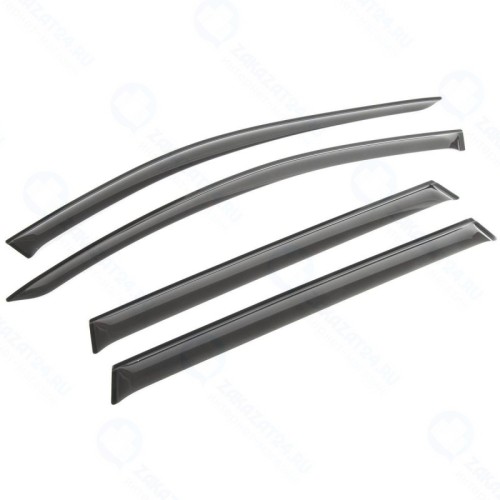 Дефлекторы окон Rival Premium для Skoda Octavia A7 универсал (2013-н.в.) оргстекло (35101006)