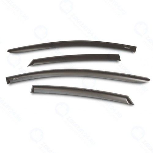 Дефлекторы окон Vinguru для Kia Rio хэтчбек (2012-н.в.) (AFV24412)