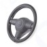 Оплётка руля AUTOPROFI, экокожа, прострочка по ободу, чёрный/белый, размер М