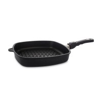 Сковорода-гриль квадратная AMT серия Frying Pans AMT E285BBQ, съемная ручка, 28х28 см