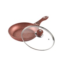 Сковорода Bekker BK-7967 SUNRISE с крышкой, с мраморным покрытием, 28 см Сковорода Bekker BK-7967 SUNRISE с крышкой, с мраморным покрытием, 28 см