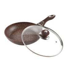 Сковорода с крышкой Bekker BK-7978 DARK CHOCOLATE, 30 см Сковорода с крышкой Bekker BK-7978 DARK CHOCOLATE, 30 см
