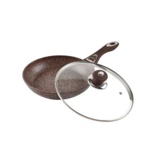 Сковорода с крышкой Bekker BK-7975 DARK CHOCOLATE, 24см Сковорода с крышкой Bekker BK-7975 DARK CHOCOLATE, 24см