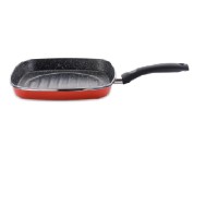 Сковорода-гриль DELIMANO STONE LEGEND SCARLET 27x27 см