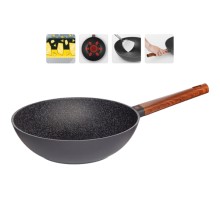 Сковорода-вок NADOBA OLDRA с антипригарным покрытием, 28 см (728822) Сковорода-вок NADOBA OLDRA с антипригарным покрытием, 28 см (728822)