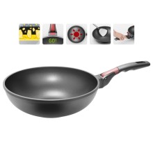 Сковорода-вок NADOBA VILMA со съёмной ручкой, 28 см (728222) Сковорода-вок NADOBA VILMA со съёмной ручкой, 28 см (728222)