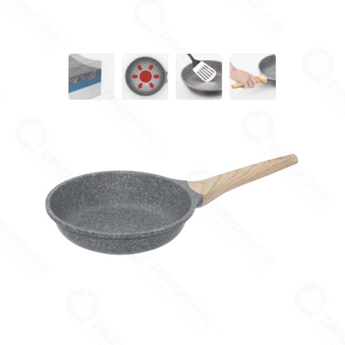 Сковорода NADOBA MINERALICA с антипригарным покрытием, 20 см