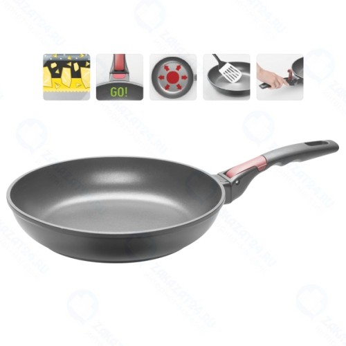 Сковорода NADOBA VILMA со съёмной ручкой, 28 см