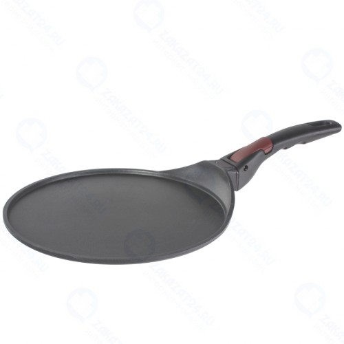 Сковорода блинная NADOBA VILMA с антипригарным покрытием и съёмной ручкой, 26 см