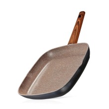 Сковорода-гриль Regent inox LEGNO, 28х28х4.3 см