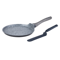 Сковорода блинная с лопаткой для блинов REMIHOF STARK RMH-KW-04, 24 см