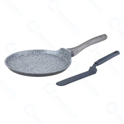 Сковорода блинная с лопаткой для блинов REMIHOF STARK RMH-KW-04, 24 см