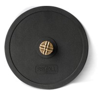 Прижим-гриль для сковороды BRIZOLL с ручкой, чугунный, 24 см