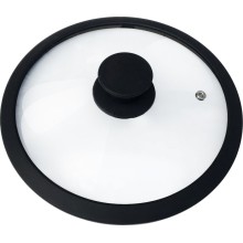 Крышка стеклянная Mallony CAPPELLO с силиконовым ободком, 22 см Крышка стеклянная Mallony CAPPELLO с силиконовым ободком, 22 см