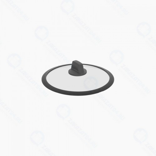 Крышка стеклянная NADOBA DARA с силиконовым ободом, 22 см