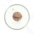 Крышка стеклянная PANAIRO с ручкой Soft-touch WOOD 20см