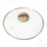 Крышка стеклянная PANAIRO с ручкой Soft-touch WOOD 26см