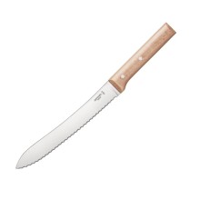 Нож для хлеба Opinel 124, деревянная рукоять, нержавеющая сталь, 001816