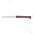Нож столовый Opinel 125, полимерная ручка, нерж, сталь, темно-красный. 002196