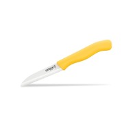 Нож для овощей и фруктов Samura Eco SC-0011YL желтый, циркониевая керамика, 75 мм.