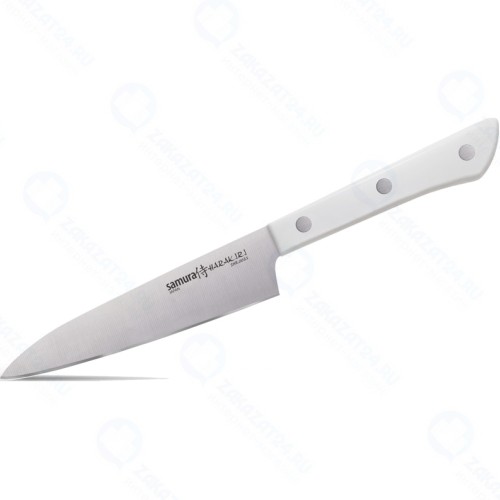 Нож кухонный универсальный Samura HARAKIRI SHR-0021W, коррозионно-стойкая сталь, ABS пласти, 12 см