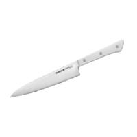 Нож кухонный универсальный Samura HARAKIRI SHR-0023W, коррозионно-стойкая сталь, ABS пластик, 15 см