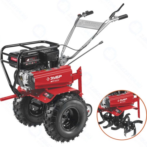 Мотоблок бензиновый ЗУБР усиленный МТУ-350